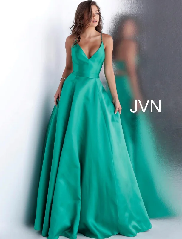 Maternity dress for a baby's first visit to the secret garden Jovani 66673 Spaghetti Straps A Line Prom Gown Maternity dress for a baby's first visit to the secret garden Jovani 66673 Spaghetti Straps A Line Prom Gown