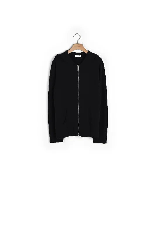 open front women cardigan for easy stylingGilet zippé avec capuche