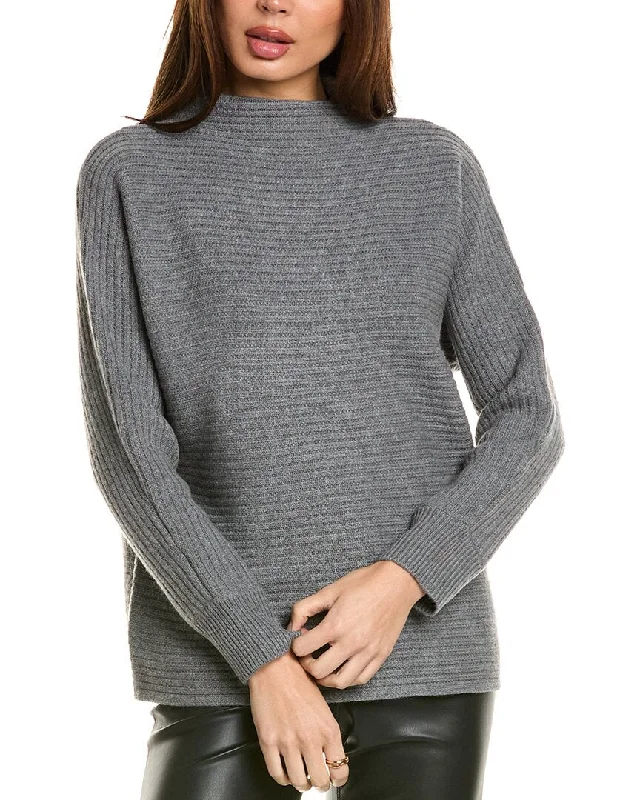 Short Sleeve Women's Cotton Blend Sweaters in Pastel ColorsAnne Klein Dolman Sweater