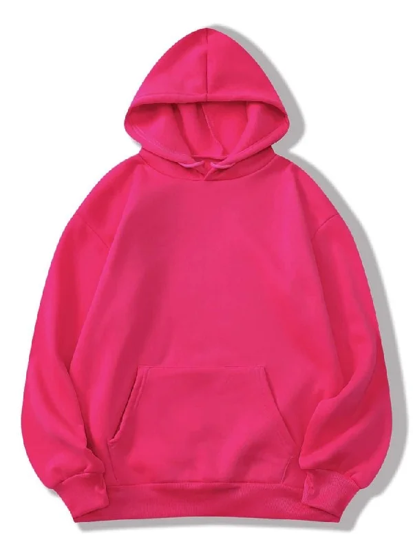 Women's sweatshirt with a mesh panel insert for breathability during workoutsBasic Hoodie