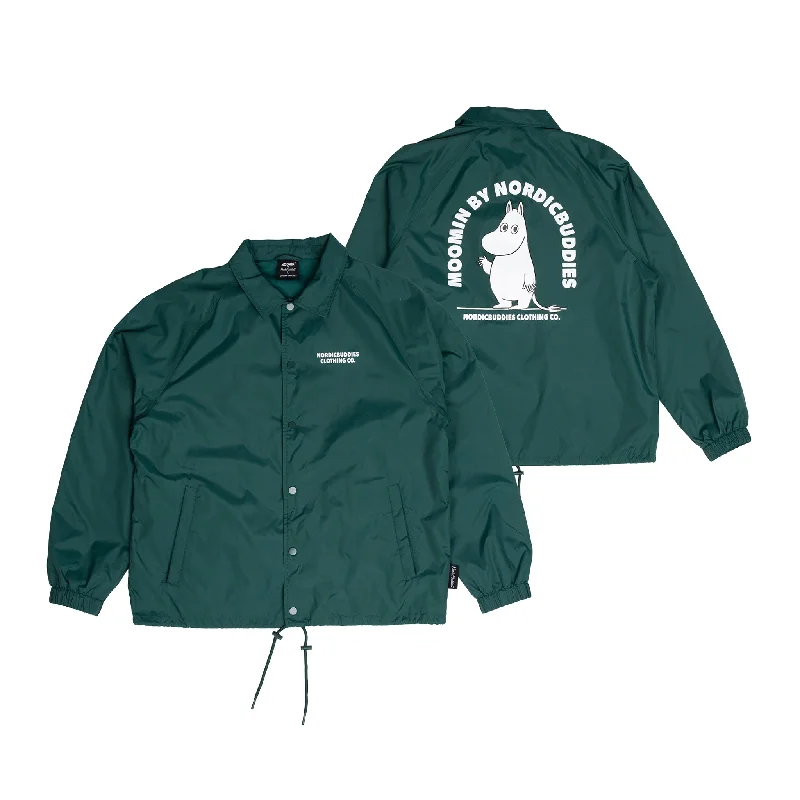 Moomintroll Coach Jacket - Forest Green