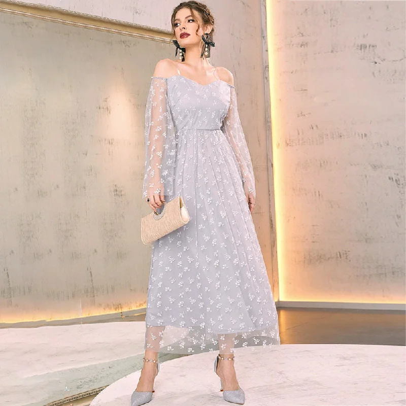 Shift Women Dress with a Simple and Classic Design for Everyday Wear Shift Women Dress with a Simple and Classic Design for Everyday Wear NiDELL ZG-21812 European and American Women's Clothing Mesh Dress Amazon Hot Sale Mesh Flared Sleeves Temperament High Waist A- line Dress Shift Women Dress with a Simple and Classic Design for Everyday Wear Shift Women Dress with a Simple and Classic Design for Everyday Wear NiDELL ZG-21812 European and American Women's Clothing Mesh Dress Amazon Hot Sale Mesh Flared Sleeves Temperament High Waist A- line Dress