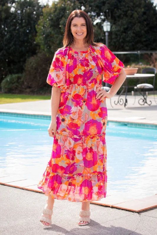 Velvet midi dresses in jewel tones for a glamorous winter eventSammy Maxi Dress