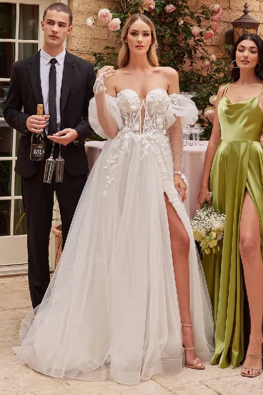 Wedding dresses with a ruched bodice for a textured lookCinderella Divine 855W Long Ball Gown Strapless Wedding Dress Wedding dresses with a ruched bodice for a textured lookCinderella Divine 855W Long Ball Gown Strapless Wedding Dress
