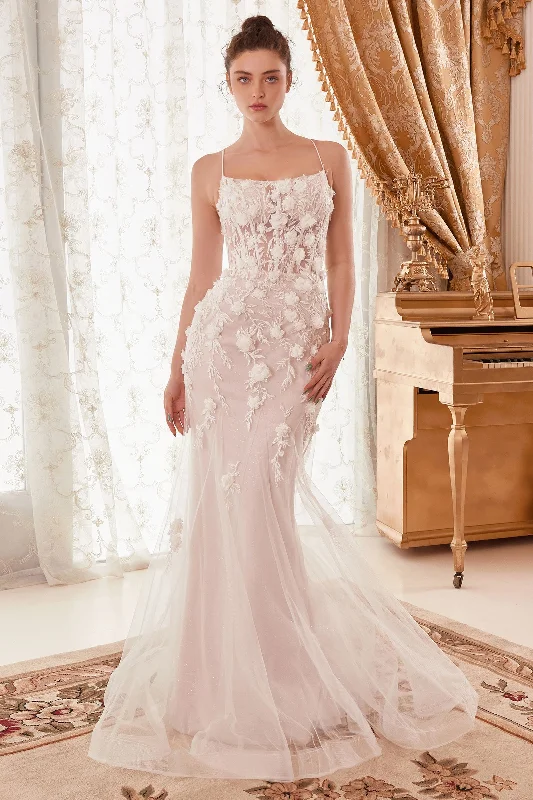 Cinderella Divine WN310 Long Fitted Mermaid Wedding Gown