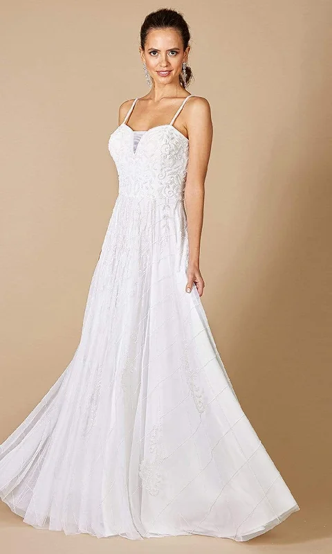 Wedding dresses with a belt made of crystalsLara Dresses - 51077 Sweetheart A-Line Evening Dress Wedding dresses with a belt made of crystalsLara Dresses - 51077 Sweetheart A-Line Evening Dress